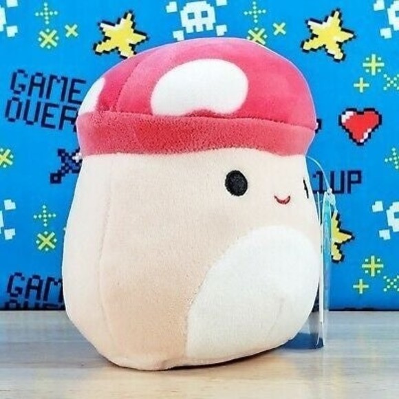 Squishmallow Malcolm the Mushroom 5" 2021 UltraSoft Stuffed Animal Plush NWT - Picture 2 of 12